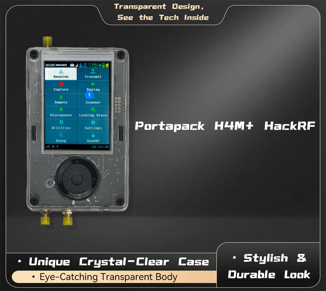 New Black H4M PortaPack H4M + HackRF All-in-one Kit
