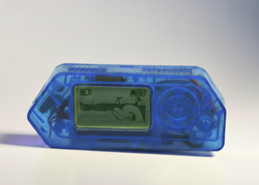 Flipper Zero with a colorful shell
