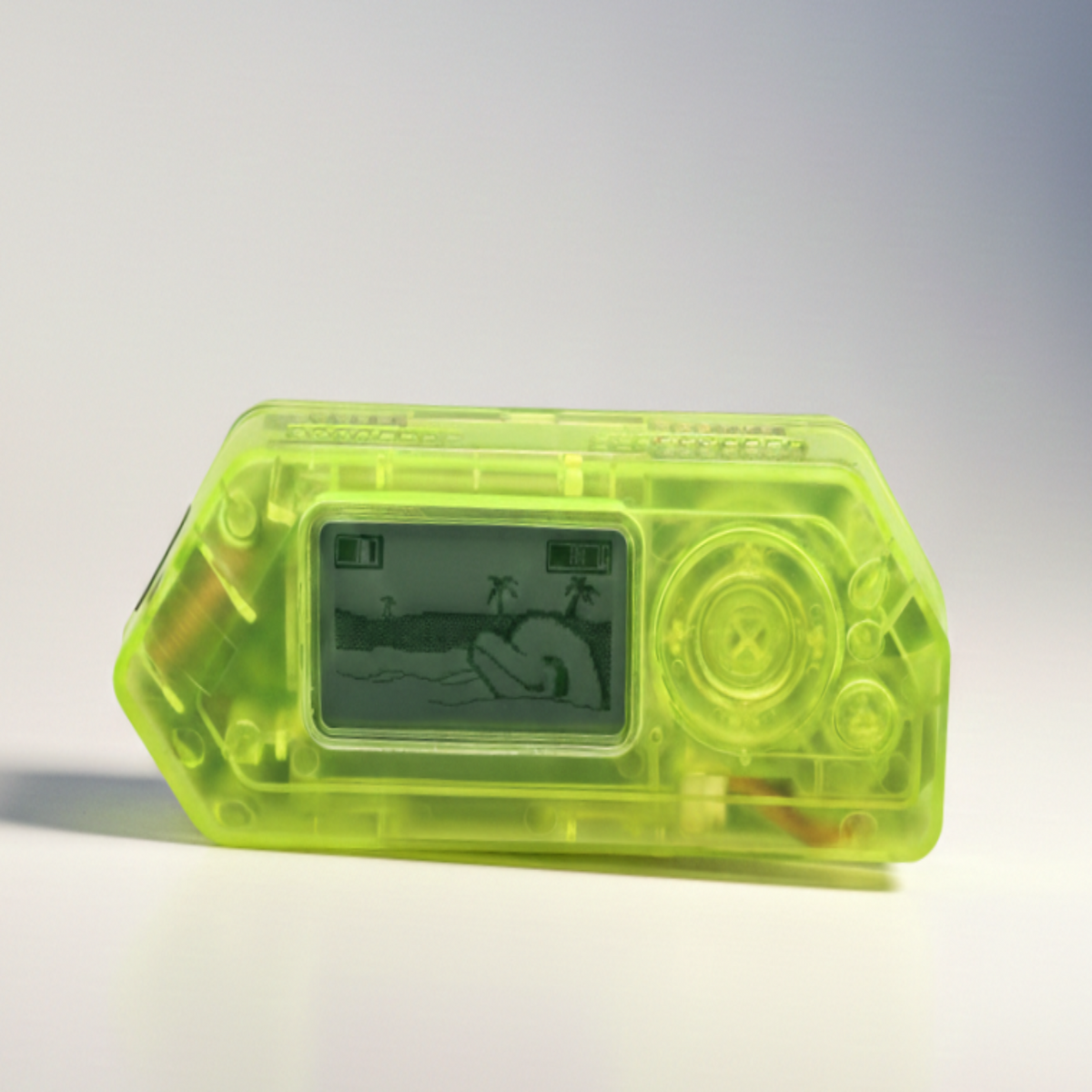 Flipper Zero with a colorful shell