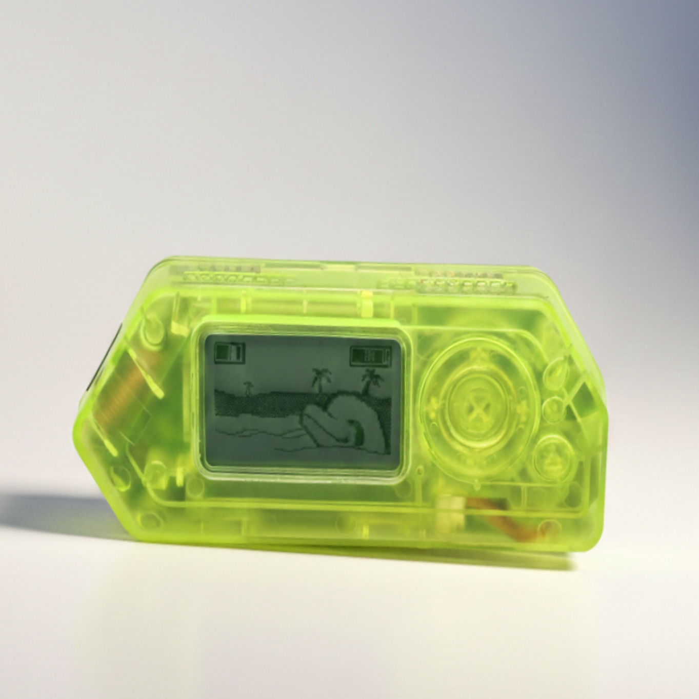 Flipper Zero with a colorful shell
